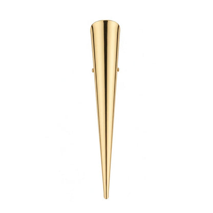 Alpha 55 Pince plate en métal pointue – Accessoire cheveux chic