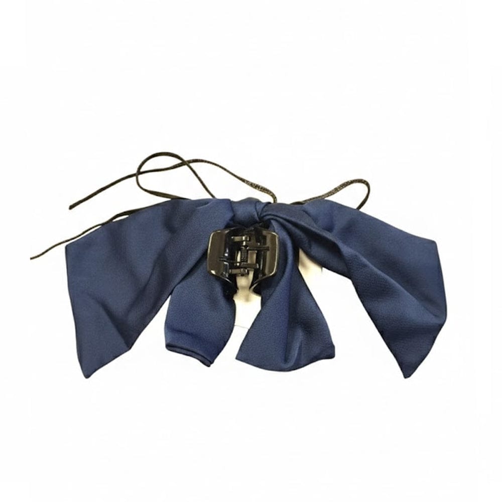 Alpha 55 Pince tissu satin fils strass – Accessoire cheveux chic