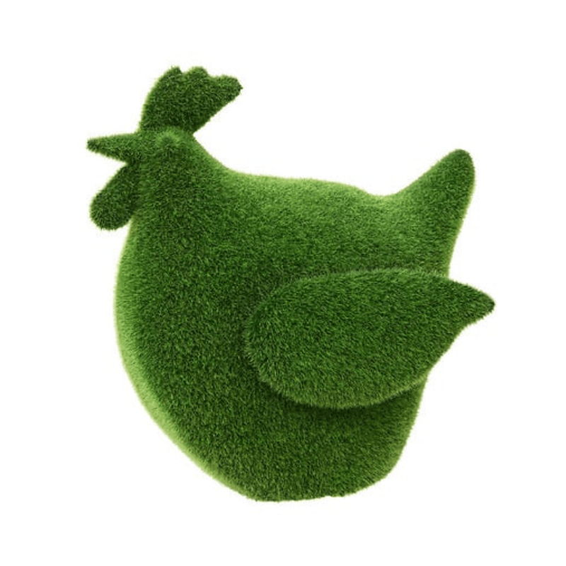 Alpha 55 Piquet Poule Extérieur Grass Métal Vert