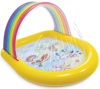 Alpha 55 Piscine intex rainbow avec spray 147x130x86 cm