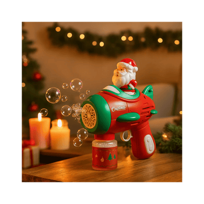 Alpha 55 Pistolet à bulles lumineux – ambiance festive de Noël