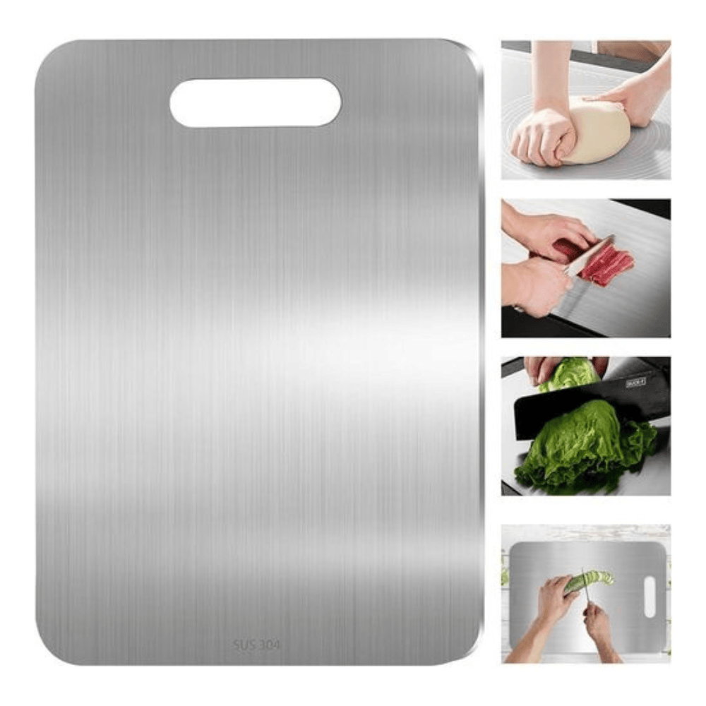 Alpha 55 Planche à découper en inox German Lab durable