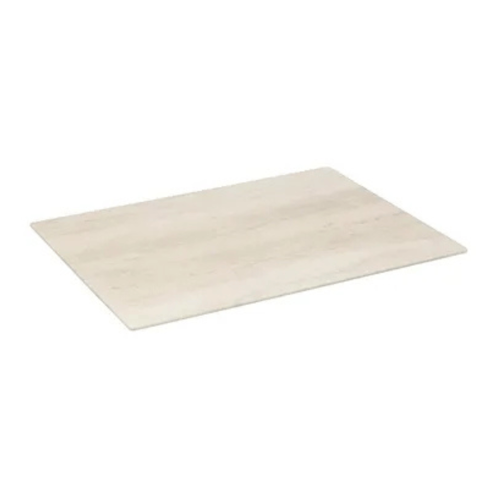 Alpha 55 Planche découper en verre travertin beige – Résistante