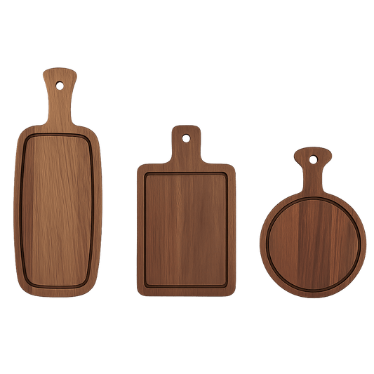 Alpha 55 Planches de présentation en acacia