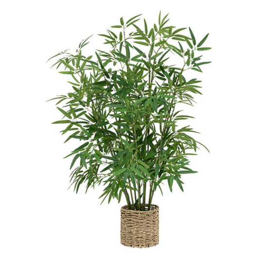 Alpha 55 Plante artificiel en bambou Ly avec pot