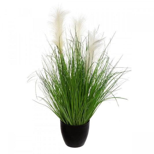 Alpha 55 Plante artificielle Bouquet d' Herbes dans un Pot H 70 cm