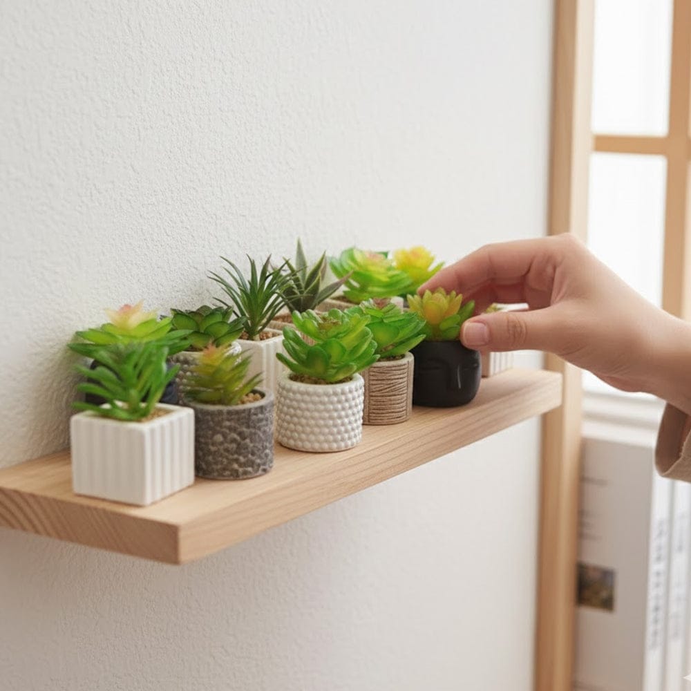Alpha 55 Plante grasse en pot céramique décorative