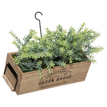 Alpha 55 Plante jardiniere en bois green house 35x24 cm