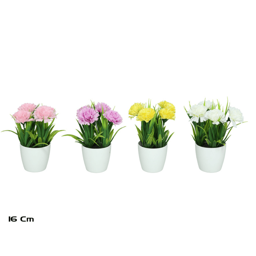 Alpha 55 Plante œillet pot en céramique déco fleurie
