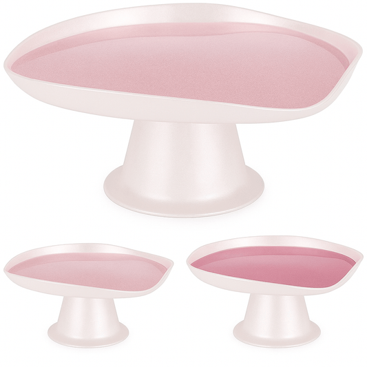 Alpha 55 Plat à gâteau en verre sur pied