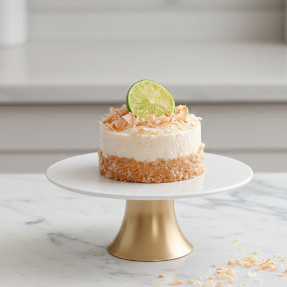 Alpha 55 Plat à Gâteau sur Pied Bicolore – Design & Chic