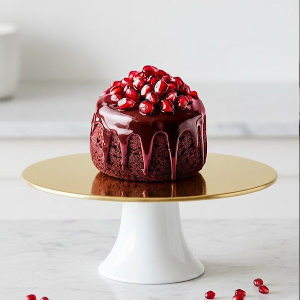 Alpha 55 Plat à Gâteau sur Pied Bicolore – Design & Chic