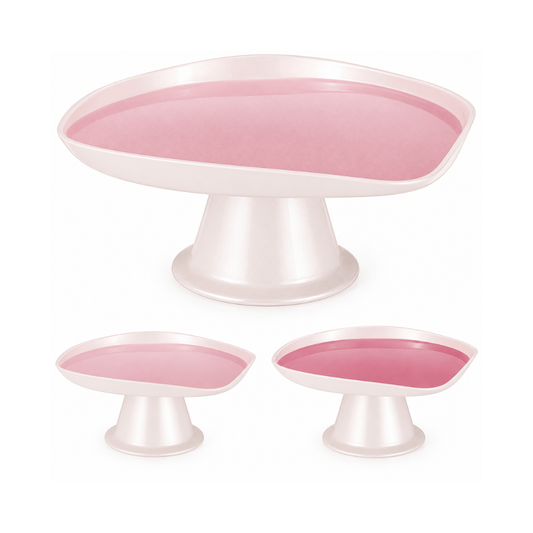 Alpha 55 Plat à Gâteau sur Pied Paillettes Ø21 cm