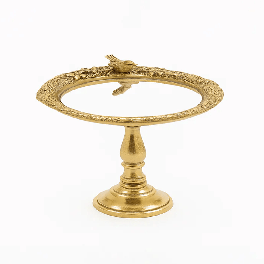 Alpha 55 Plat décoratif miroir sur pied