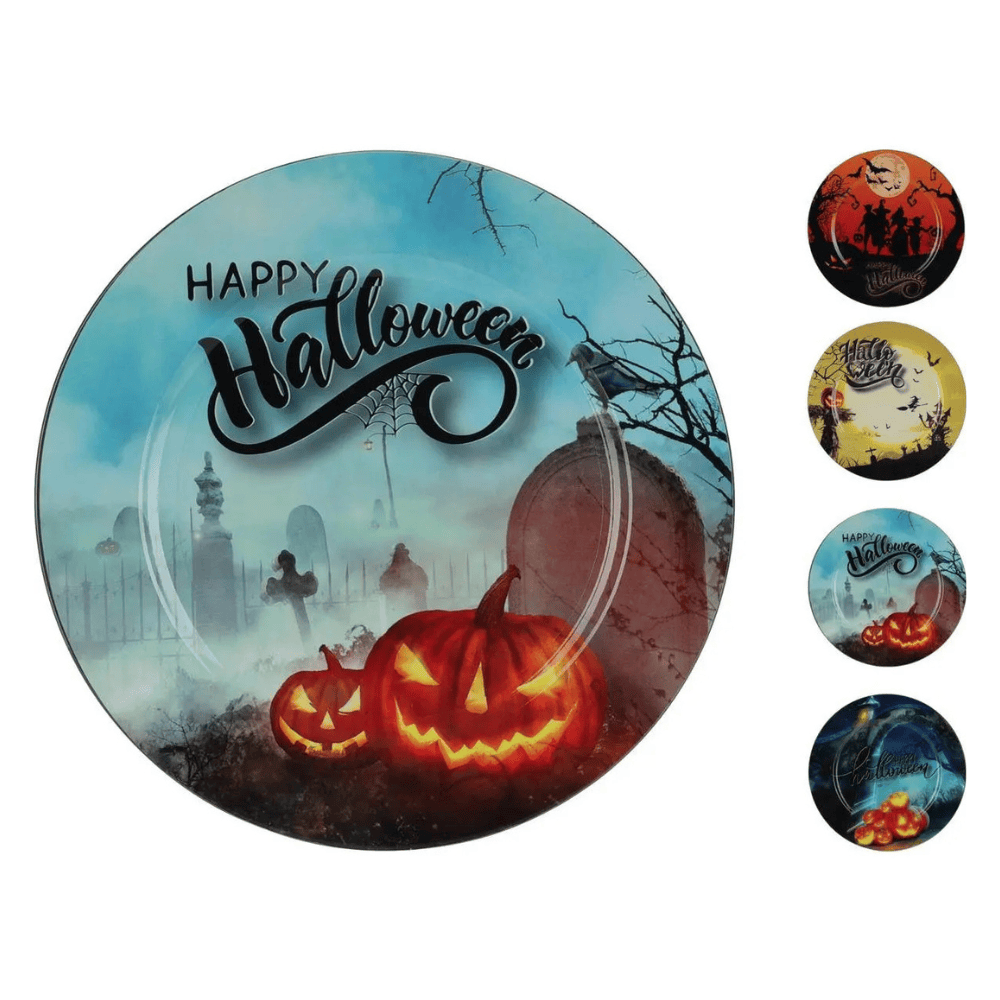 Alpha 55 Plat Décoré Halloween 33 cm – Déco de Table
