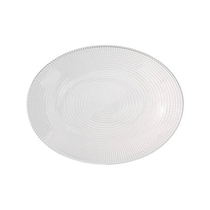 Alpha 55 Plat Ovale Génération en Verre Élégant
