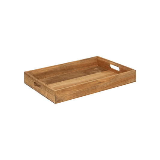 Alpha 55 Plateau acacia naturel élégant