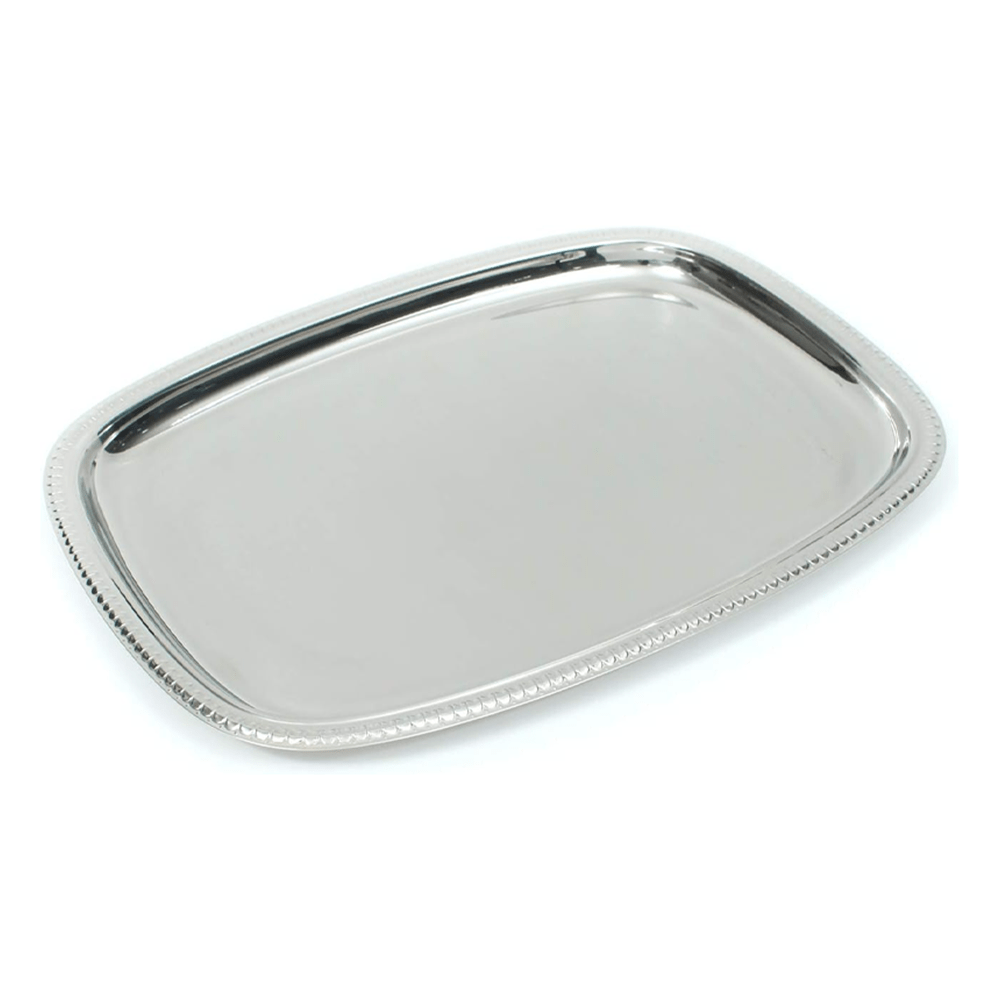 Plateau Simple Plateau de service en inox 48 × 36 cm | Alpha 55