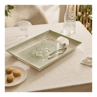 Alpha 55 Plateau en Mélamine Rectangulaire Clara 40 x 29 cm Vert