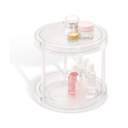 Alpha 55 Plateau rotatif 2 niveaux Selena transparent