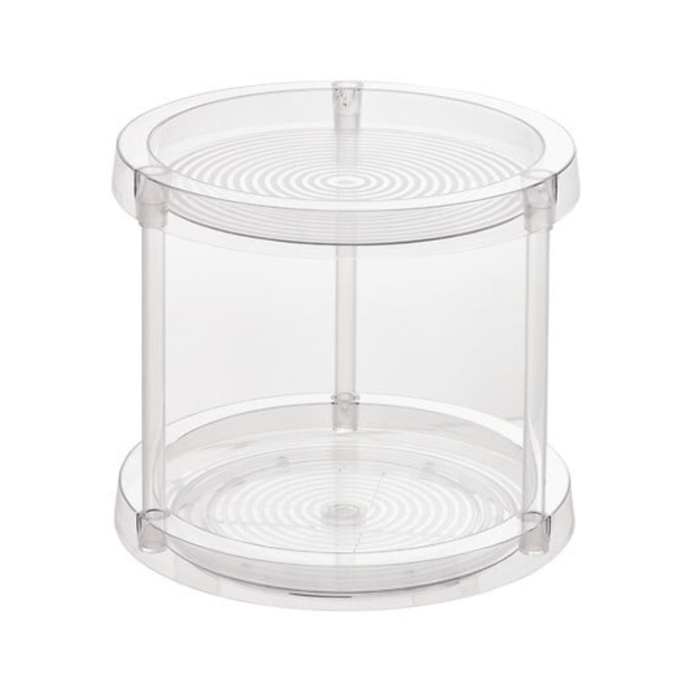 Alpha 55 Plateau rotatif 2 niveaux Selena transparent