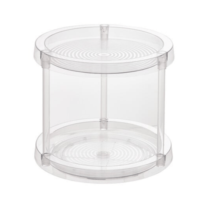 Alpha 55 Plateau rotatif 2 niveaux Selena transparent