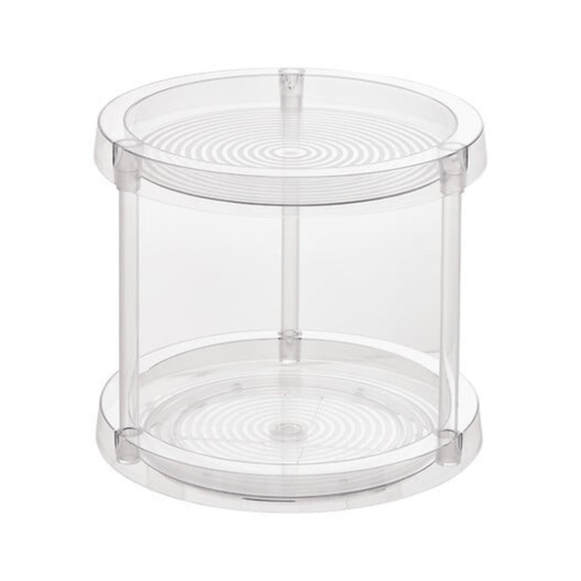 Alpha 55 Plateau rotatif 2 niveaux Selena transparent