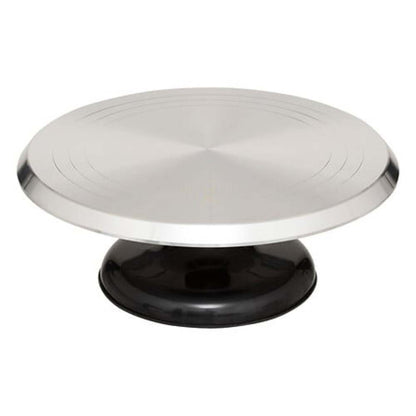 Alpha 55 Plateau tournant pour gâteau en aluminium