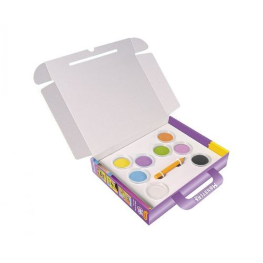 Alpha 55 Play-Fun Monstres – Kit de Peinture sur Sable Créatif