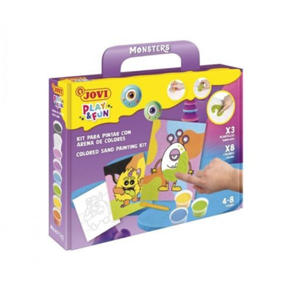Alpha 55 Play-Fun Monstres – Kit de Peinture sur Sable Créatif
