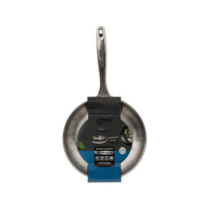 Alpha 55 Poêle Résilience 24 cm en inox – Cuisson maîtrisée