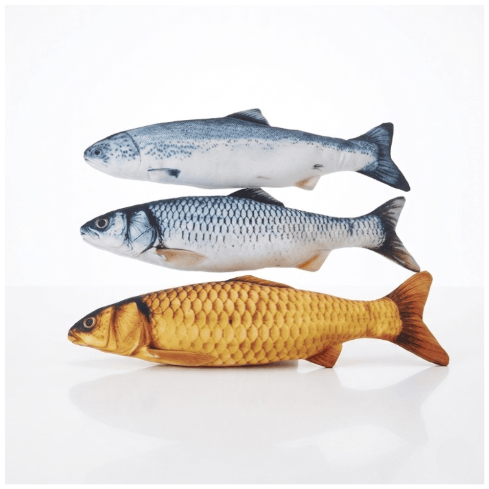 Alpha 55 Poisson Interactif Frétillant - Jouet Chat Réaliste