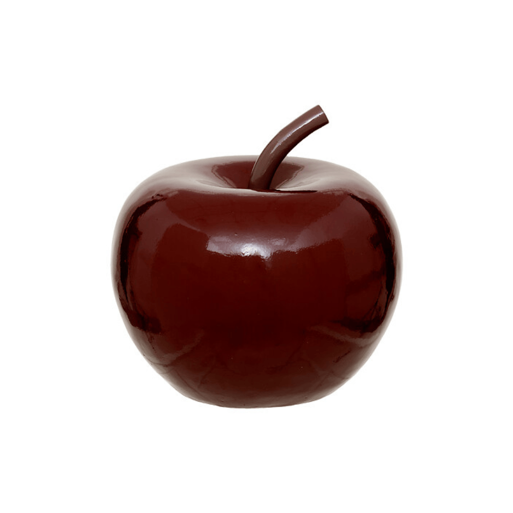 Alpha 55 Pomme Déco Glossy 28,5 cm Résine Rouge Rubis