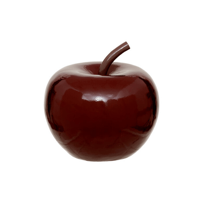 Alpha 55 Pomme Déco Glossy 28,5 cm Résine Rouge Rubis