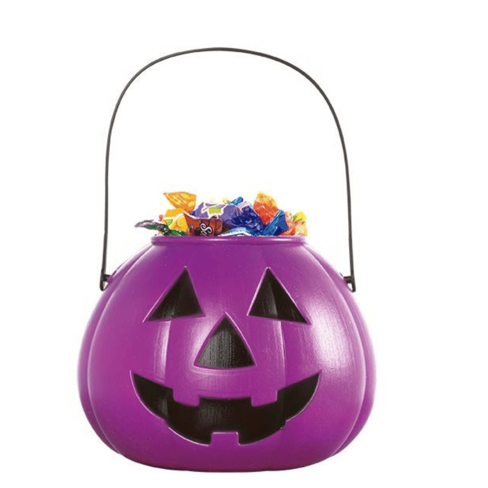 Alpha 55 porte-bonbon violet Porte-Bonbons Citrouille Violet 18 cm – Halloween