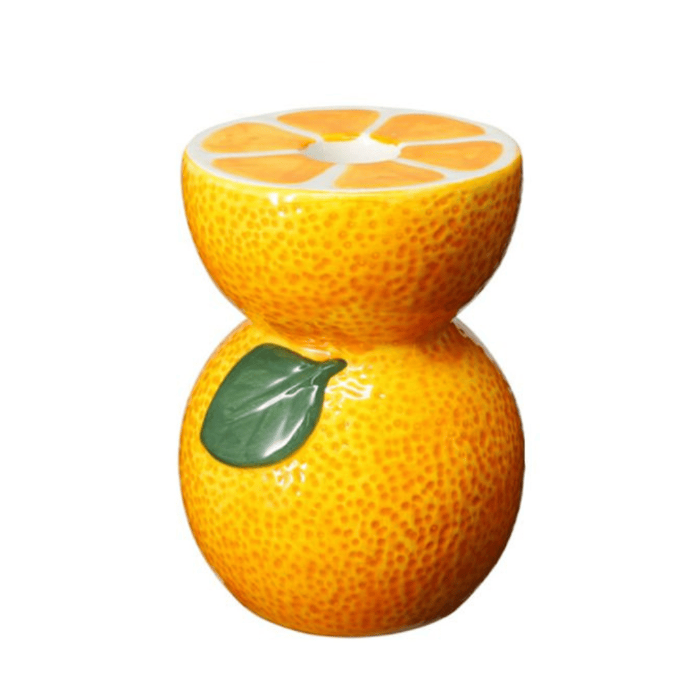 Alpha 55 Porte-Bougie en Dolomite Forme Fruit