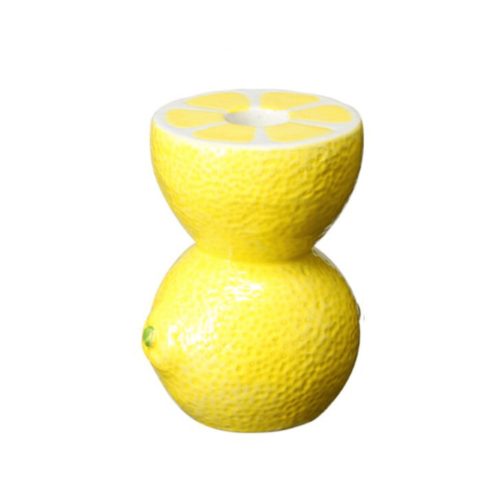Alpha 55 Porte-Bougie en Dolomite Forme Fruit