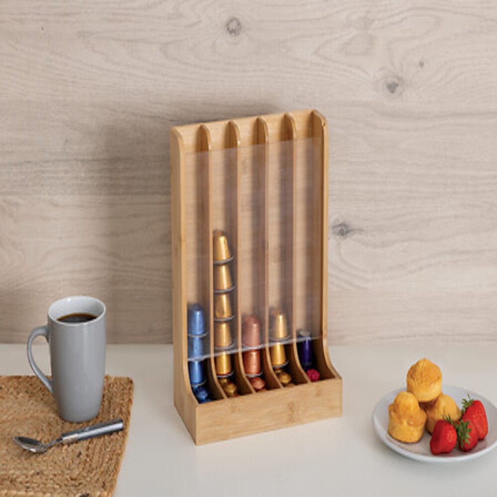 Alpha 55 Porte-capsules en bambou