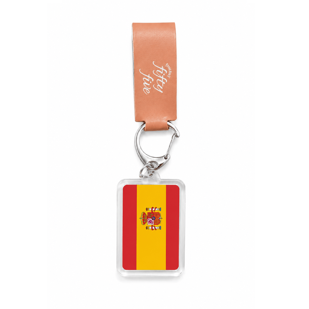 Alpha 55 Porte-Clé Drapeau Espagne Élégant