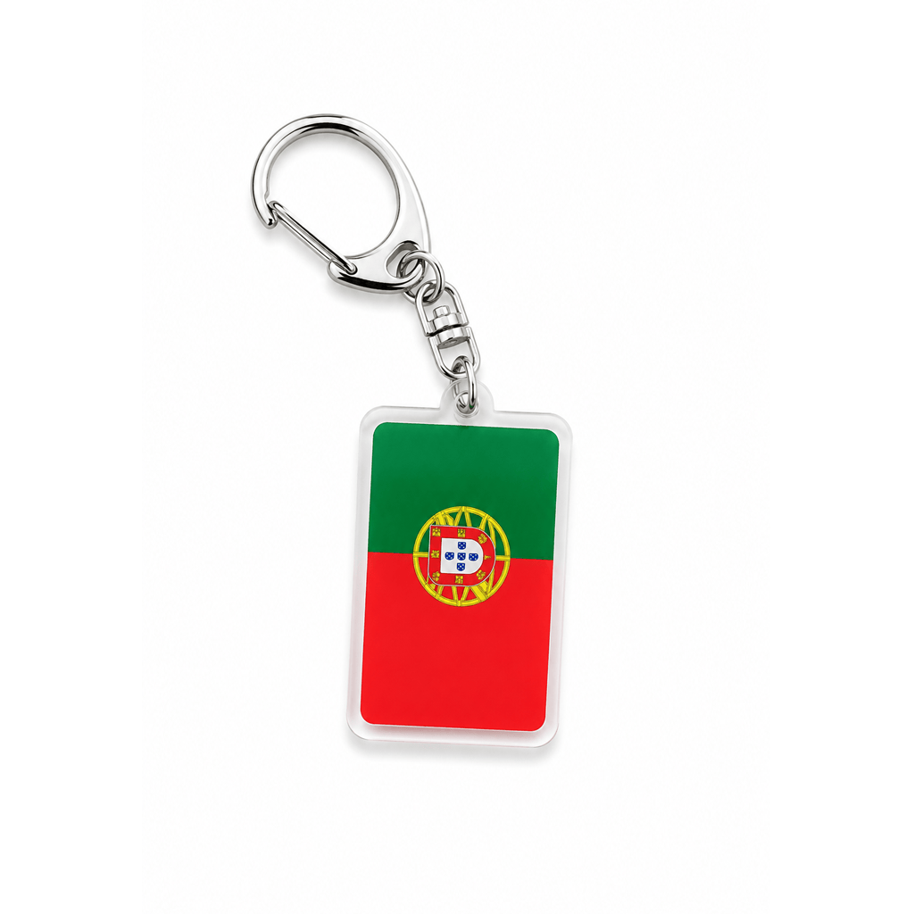 Alpha 55 Porte-Clé Drapeau Portugal Élégant