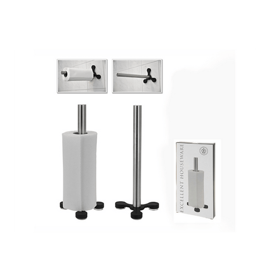 Alpha 55 Porte essuie-tout inox avec ventouses – Pratique & stable