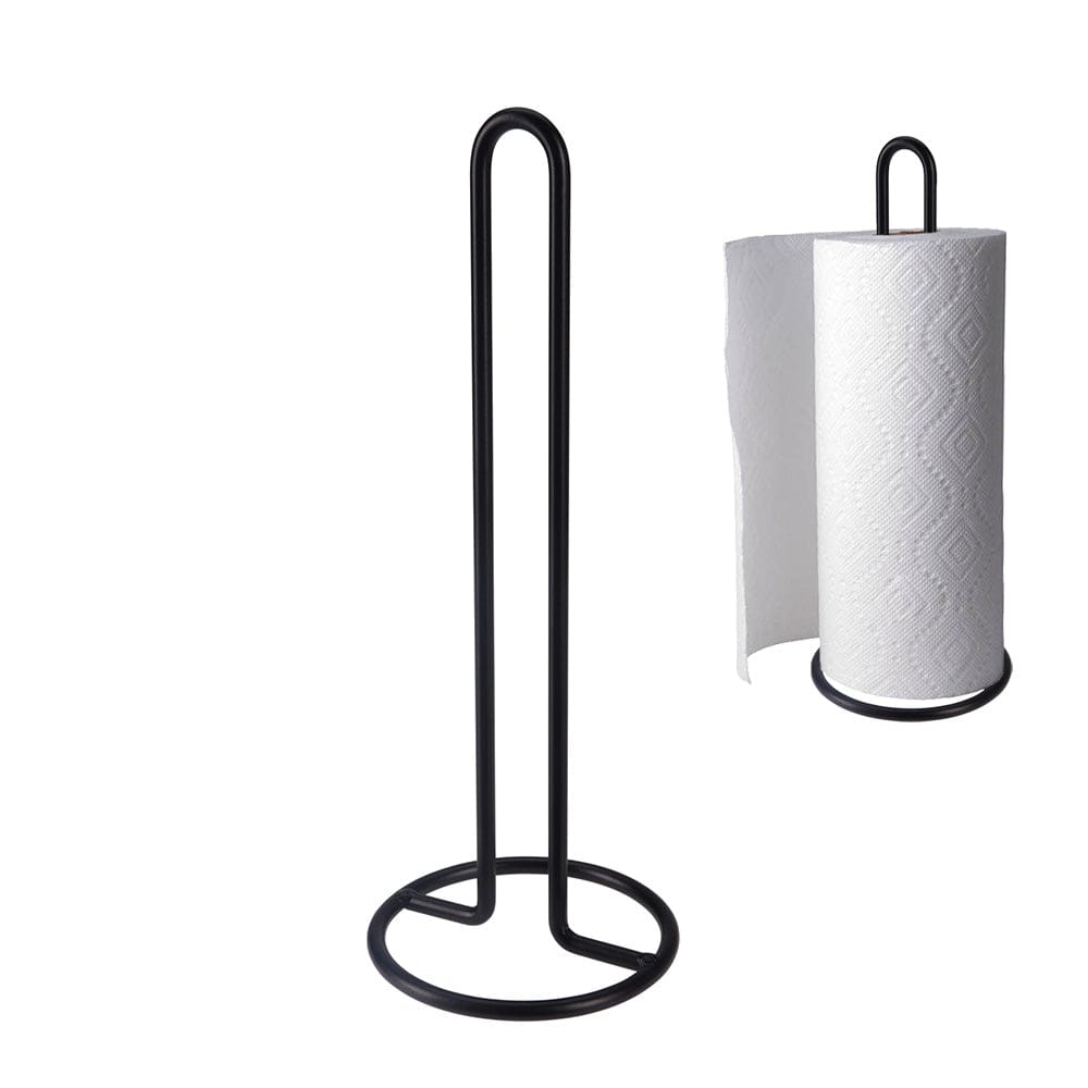 Alpha 55 Porte-essuie-tout noir design et pratique