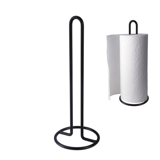 Alpha 55 Porte-essuie-tout noir design et pratique