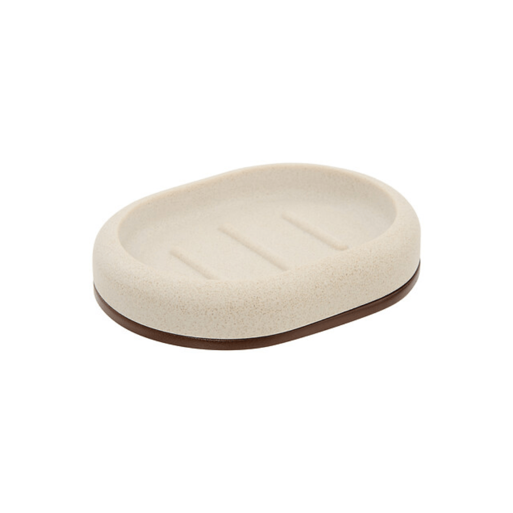 Alpha 55 Porte-Savon Argiléo 13 cm Résine Beige