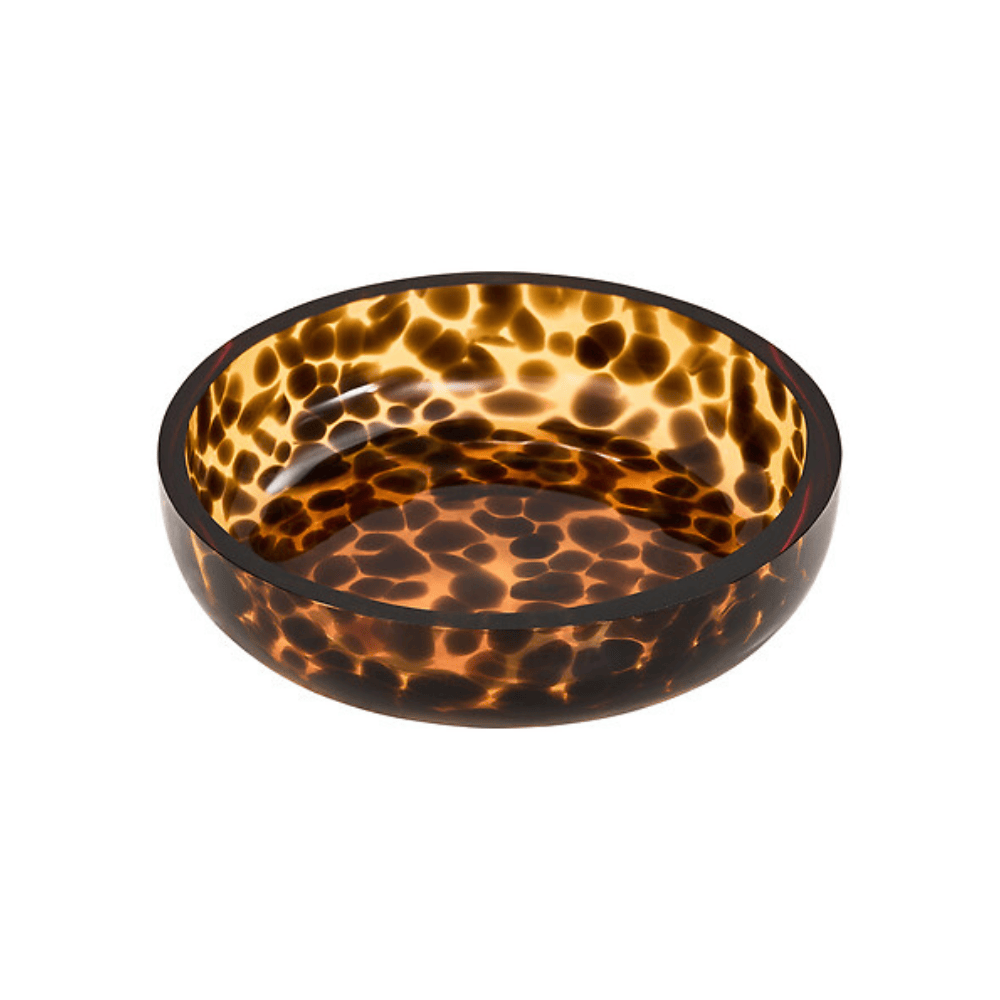Alpha 55 Porte-savon Dotty en verre marron élégant