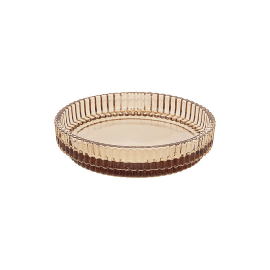 Alpha 55 Porte-Savon Solis Ø 11 cm Verre Ambre
