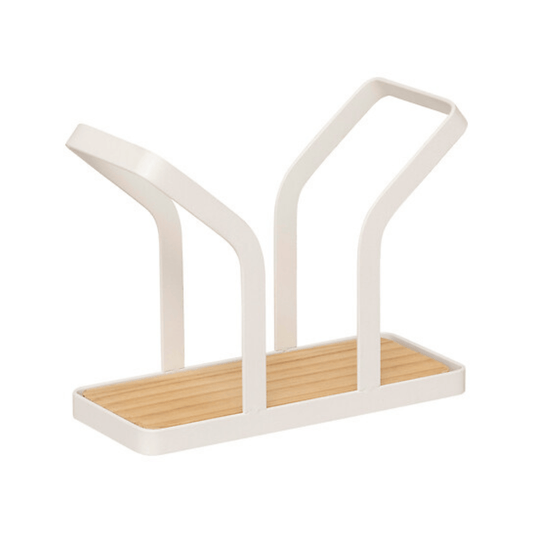 Alpha 55 Porte-serviettes Balm en métal blanc – Élégant