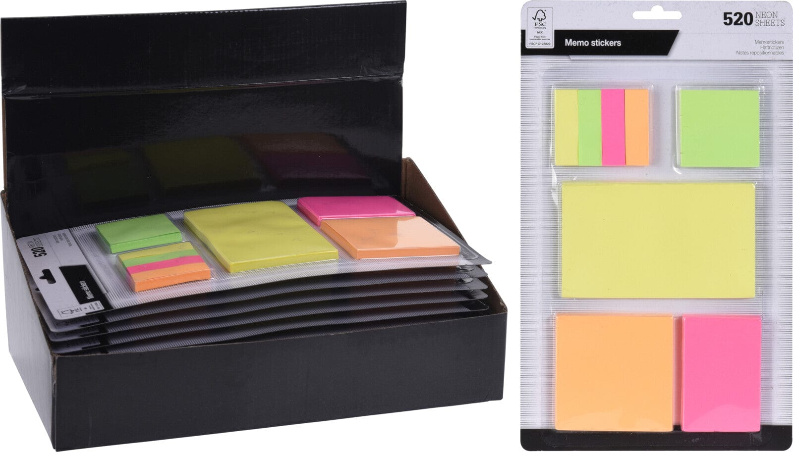 Post it 540 pièces