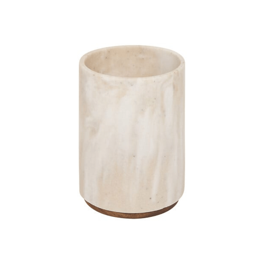 Alpha 55 Pot à Ustensiles Côme 17 cm en Résine Beige