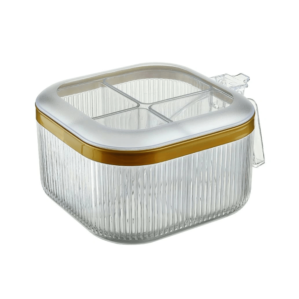 Alpha 55 Pot acrylique avec manche 4 compartiments